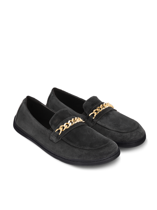 Barefoot Moccasins Be Lenka Prestage - Dark Brown & Gold