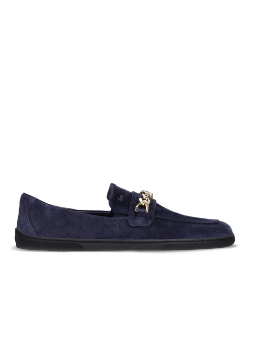 Barefoot Moccasins Be Lenka Prestage - Navy & Gold