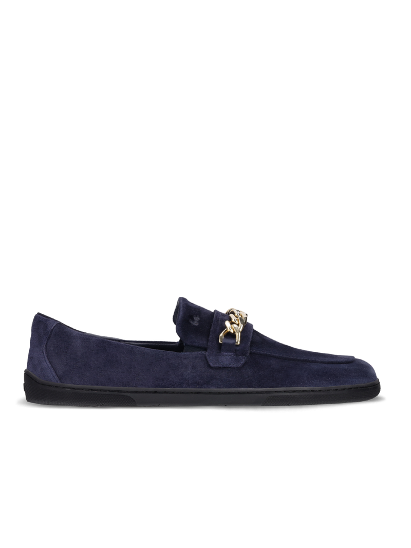 Load image into Gallery viewer, Barefoot Moccasins Be Lenka Prestage - Navy &amp; Gold
