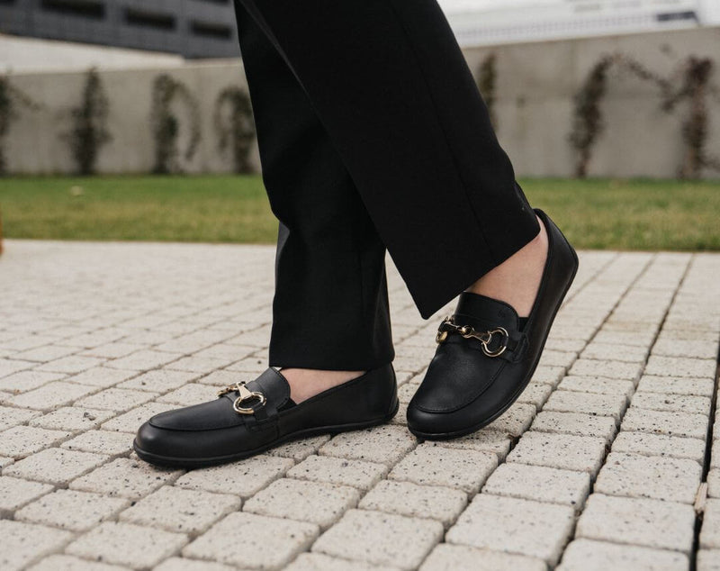 Load image into Gallery viewer, Eco-friendly Barefoot Moccasins Be Lenka Viva - Black
