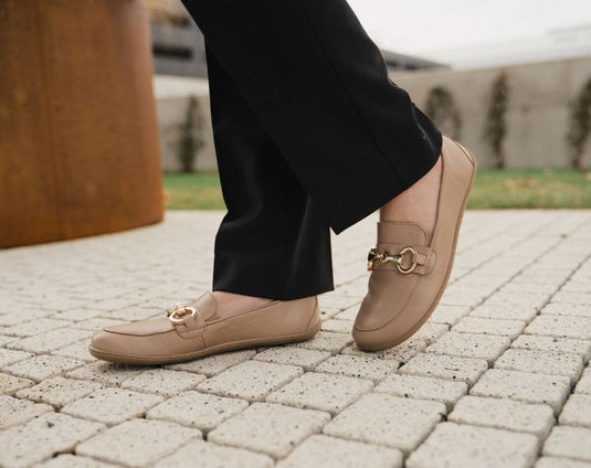 Eco-friendly Barefoot Moccasins Be Lenka Viva - Latte Brown