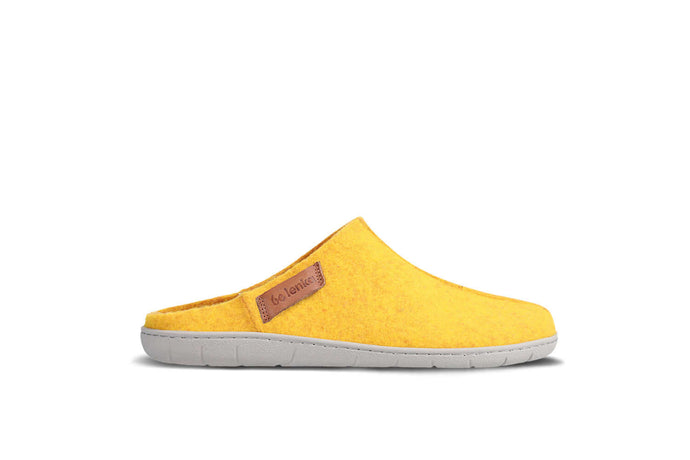 Eco-friendly Barefoot slippers Be Lenka Chillax - Amber Yellow