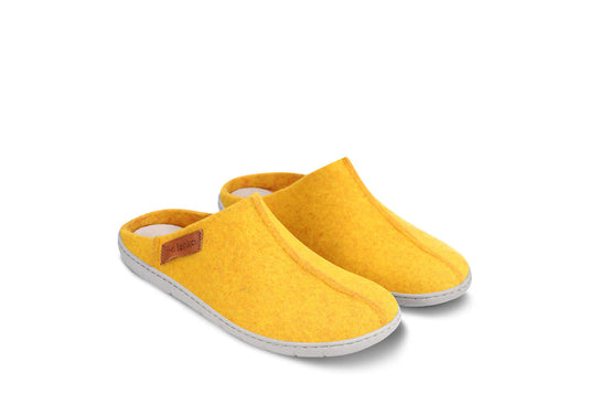 Eco-friendly Barefoot slippers Be Lenka Chillax - Amber Yellow