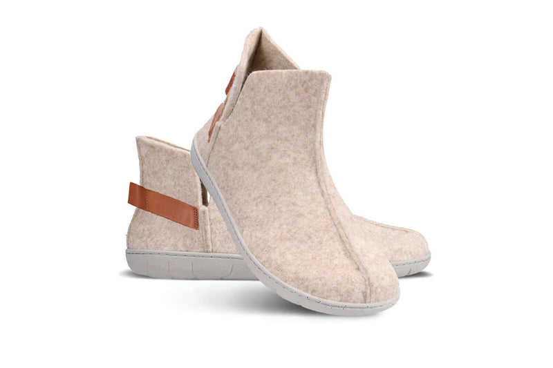 Load image into Gallery viewer, Eco-friendly Barefoot slippers Be Lenka Chillax - Ankle-cut - Beige
