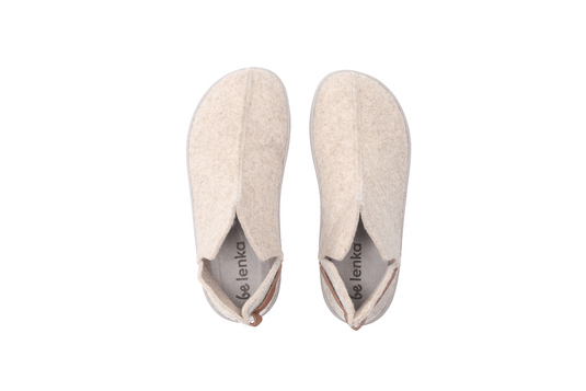 Eco-friendly Barefoot slippers Be Lenka Chillax - Ankle-cut - Beige