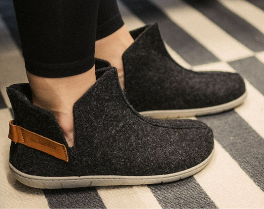 Barefoot slippers Be Lenka Chillax - Ankle-cut - Black