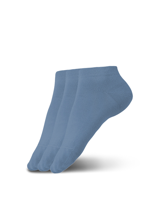 Low Cut Barefoot Socks Essentials Blue - 3 Pack