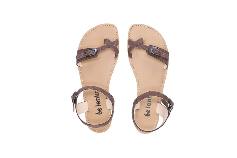 Load image into Gallery viewer, Eco-friendly Barefoot Sandals - Be Lenka Claire - Chocolate
