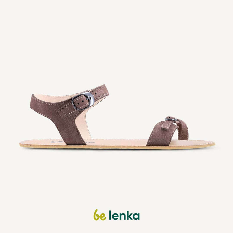 Load image into Gallery viewer, Eco-friendly Barefoot Sandals - Be Lenka Claire - Chocolate
