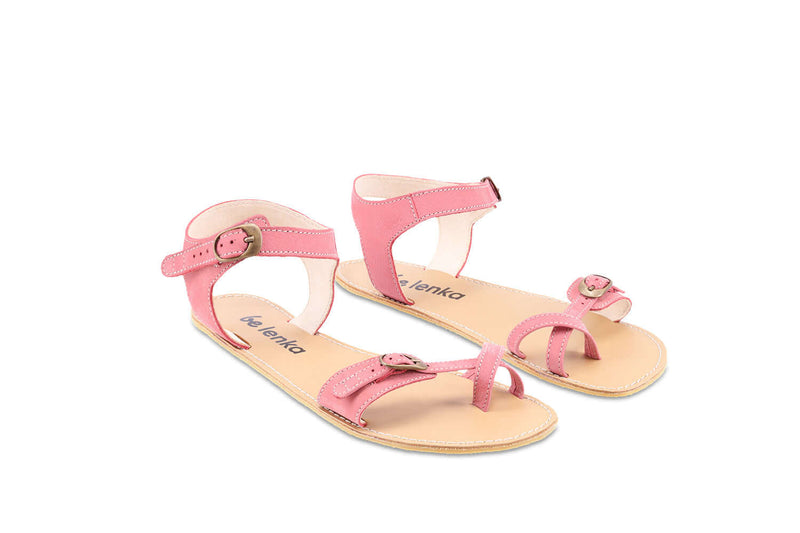 Load image into Gallery viewer, Eco-friendly Barefoot Sandals - Be Lenka Claire - Flamingo Pink
