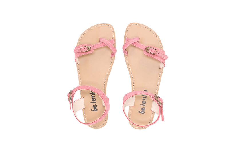 Load image into Gallery viewer, Eco-friendly Barefoot Sandals - Be Lenka Claire - Flamingo Pink
