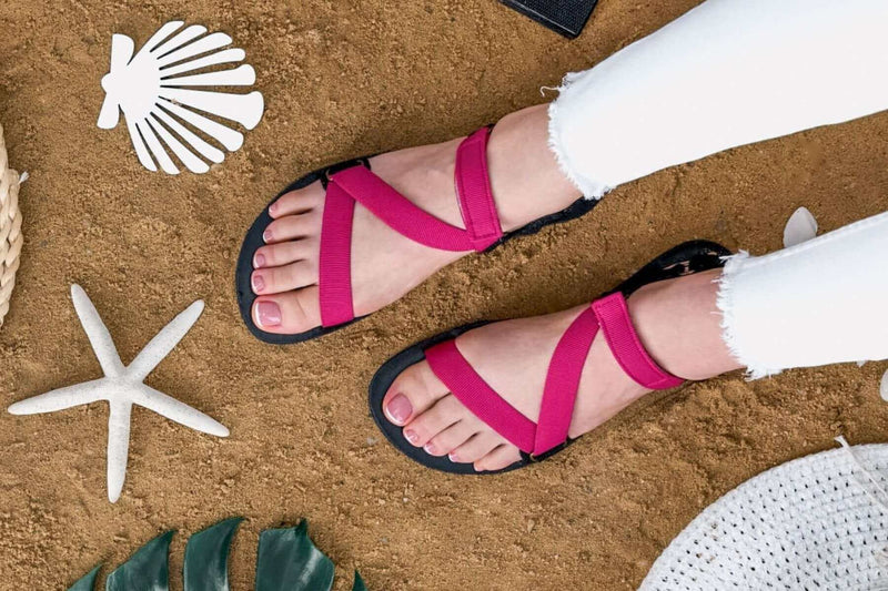 Load image into Gallery viewer, Be Lenka Barefoot Sandals Flexi - Fuschia Pink | Adventureco
