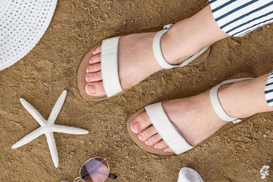 Eco-friendly Barefoot Sandals - Be Lenka Grace - Ivory White