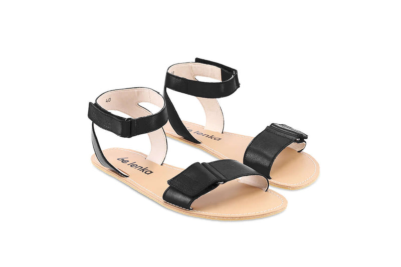 Load image into Gallery viewer, Eco-friendly Barefoot Sandals - Be Lenka Iris - Black
