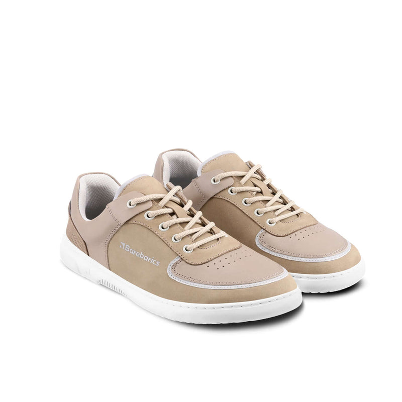 Load image into Gallery viewer, Eco-friendly Barefoot Sneakers Barebarics Apollo - Cappuccino Brown
