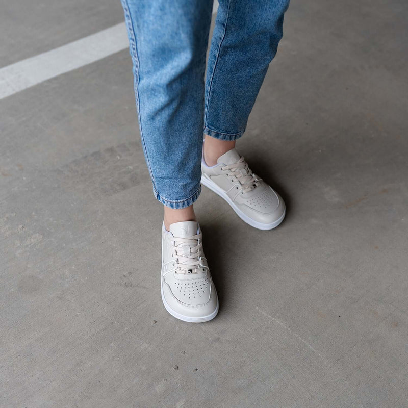 Load image into Gallery viewer, Barebarics Arise Barefoot Sneakers – Cream White | Urban Minimalist
