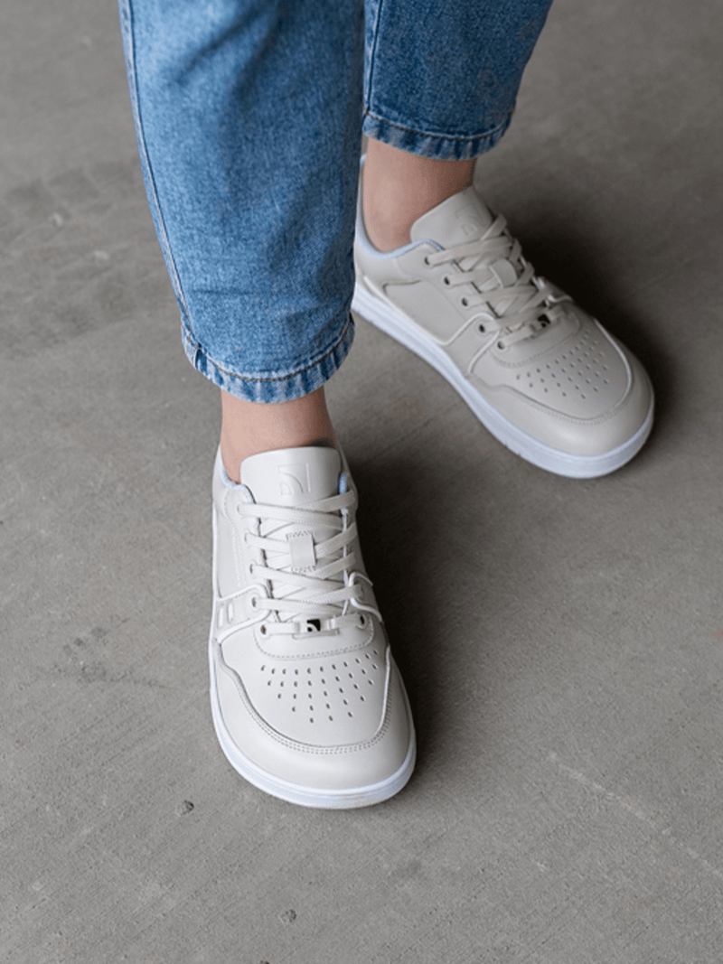 Load image into Gallery viewer, Barebarics Arise Barefoot Sneakers – Cream White | Urban Minimalist
