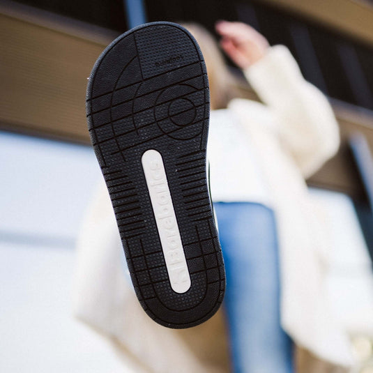 Eco-friendly Barefoot Sneakers Barebarics Arise - White & Black
