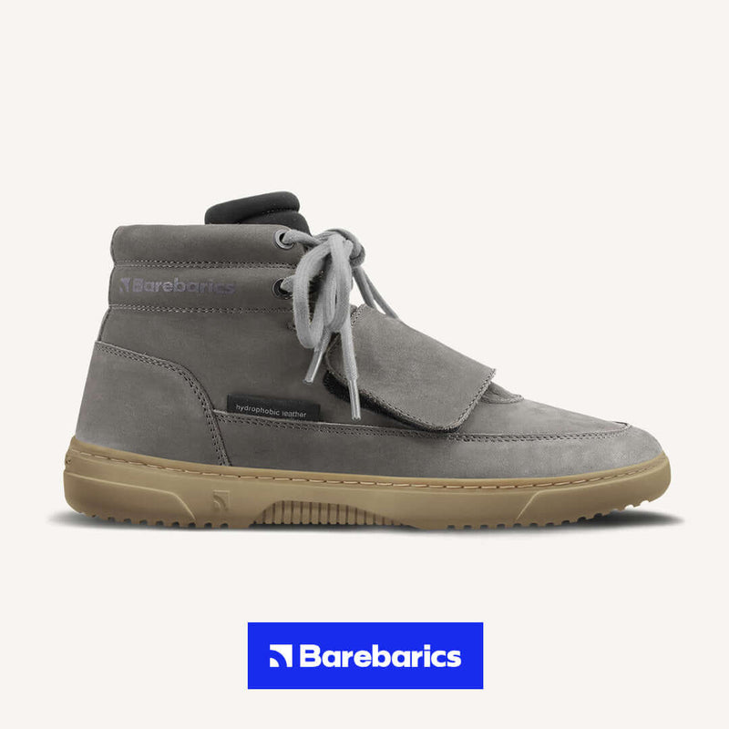 Load image into Gallery viewer, Eco-friendly Barefoot Sneakers Barebarics Blizzard - Dark Grey
