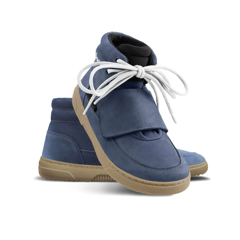 Load image into Gallery viewer, Eco-friendly Barefoot Sneakers Barebarics Blizzard - Navy Blue
