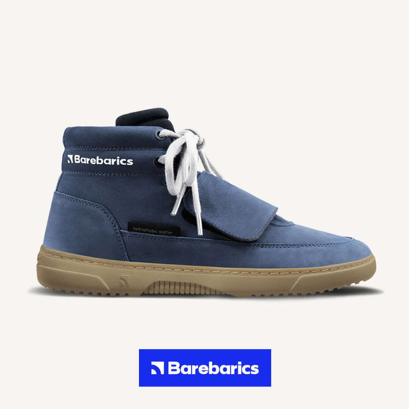 Load image into Gallery viewer, Eco-friendly Barefoot Sneakers Barebarics Blizzard - Navy Blue
