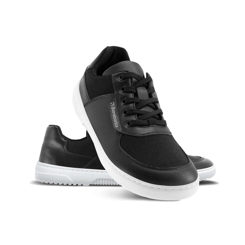 Load image into Gallery viewer, Eco-friendly Barefoot Sneakers Barebarics Bravo - Black &amp; White
