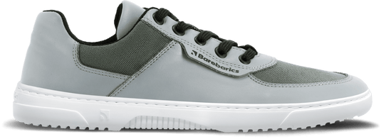 Eco-friendly Barefoot Sneakers Barebarics Bravo - Grey & White