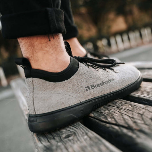 Eco-friendly Barefoot Sneakers Barebarics Bronx - Grey