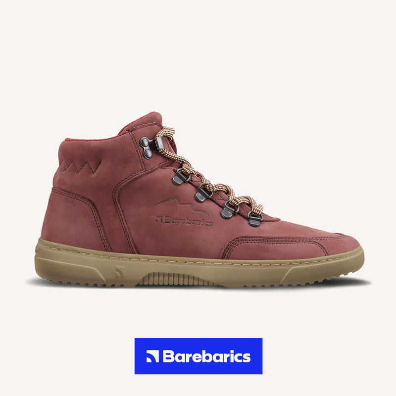 Load image into Gallery viewer, Eco-friendly Barefoot Sneakers Barebarics Element - Clay Red
