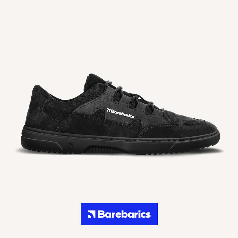 Load image into Gallery viewer, Eco-friendly Barefoot Sneakers Barebarics Evo - All Black
