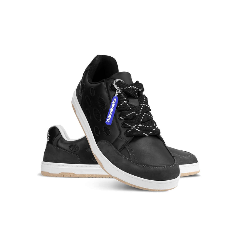 Load image into Gallery viewer, Eco-friendly Barefoot Sneakers Barebarics Fusion - Black &amp; White
