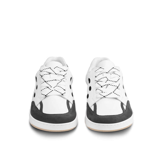 Eco-friendly Barefoot Sneakers Barebarics Fusion - White & Charcoal