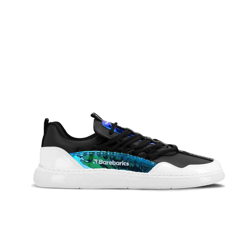 Load image into Gallery viewer, Eco-friendly Barefoot Sneakers Barebarics Futura - Iridescent Black
