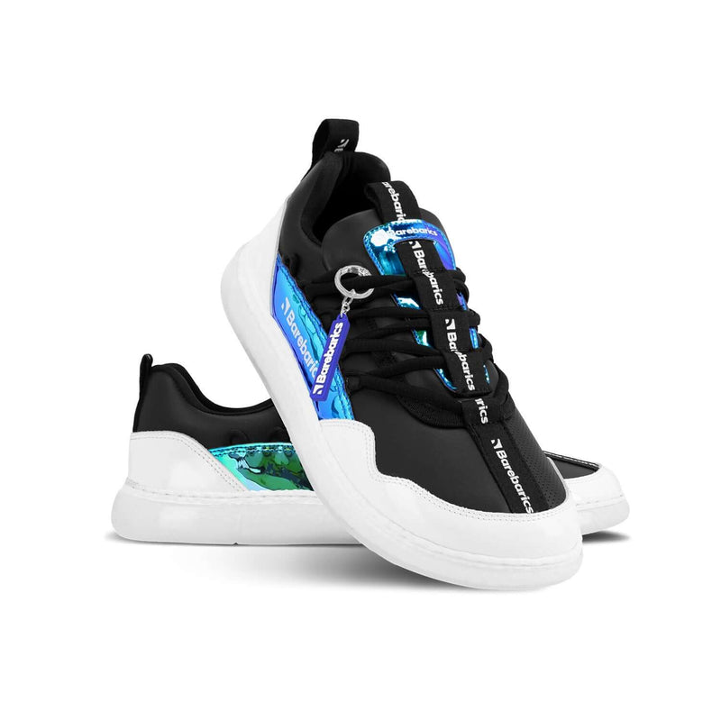 Load image into Gallery viewer, Eco-friendly Barefoot Sneakers Barebarics Futura - Iridescent Black
