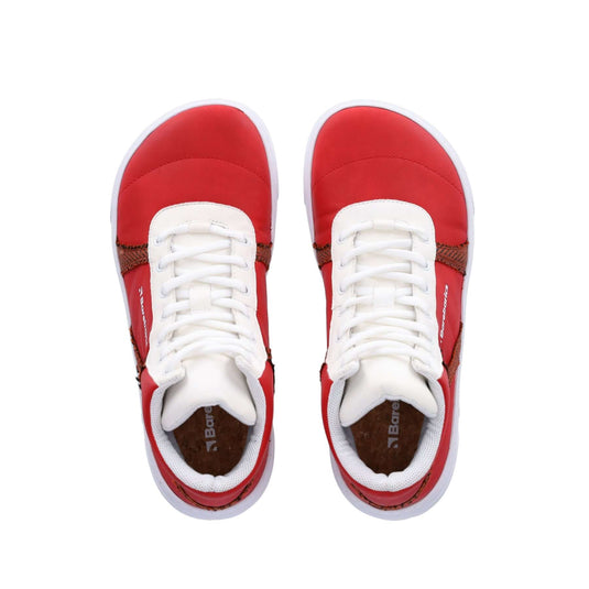 Eco-friendly Barefoot Sneakers Barebarics - Hifly - Red & White