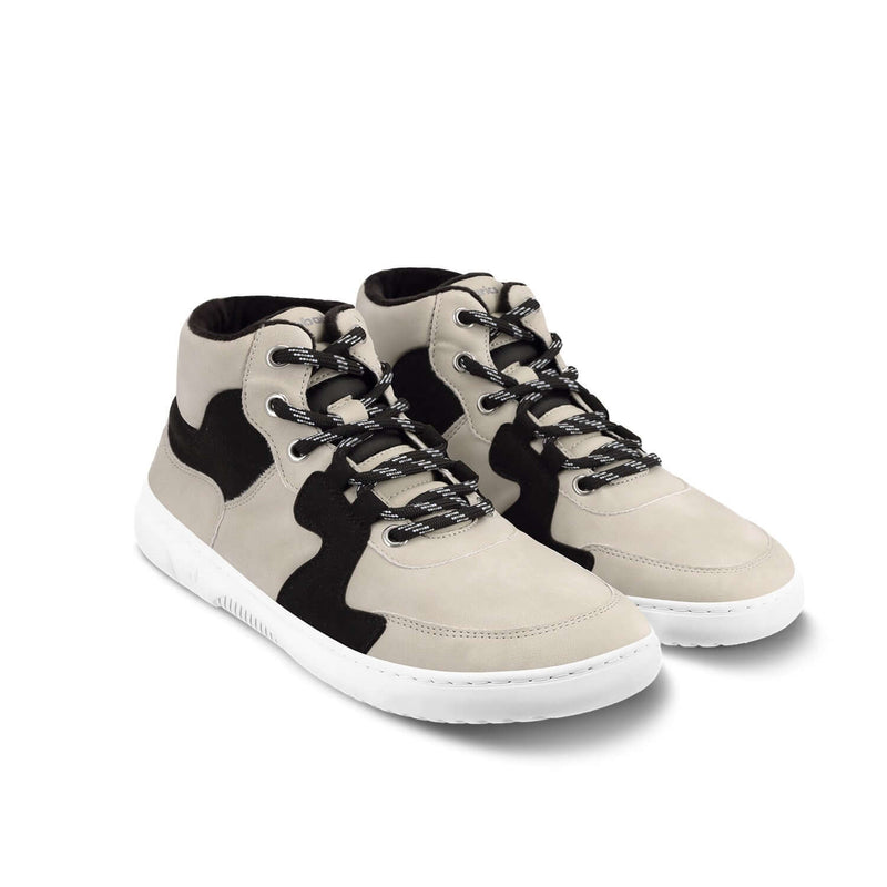 Load image into Gallery viewer, Eco-friendly Barefoot Sneakers Barebarics Lynx - Beige &amp; White
