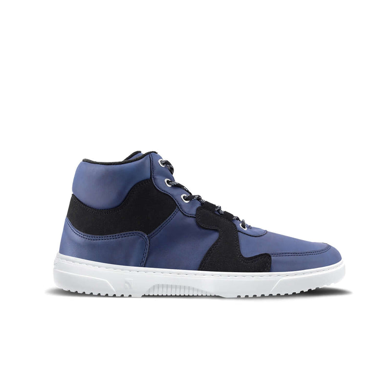 Load image into Gallery viewer, Eco-friendly Barefoot Sneakers Barebarics Lynx - Dark Blue &amp; White
