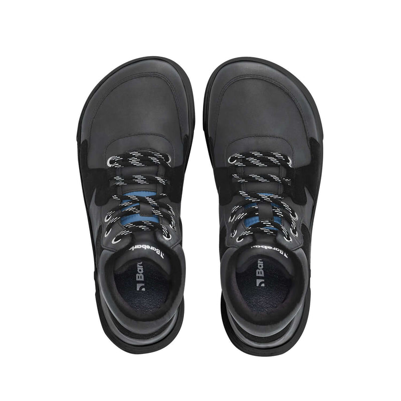 Load image into Gallery viewer, Eco-friendly Barefoot Sneakers Barebarics Lynx - Dark Grey &amp; Black
