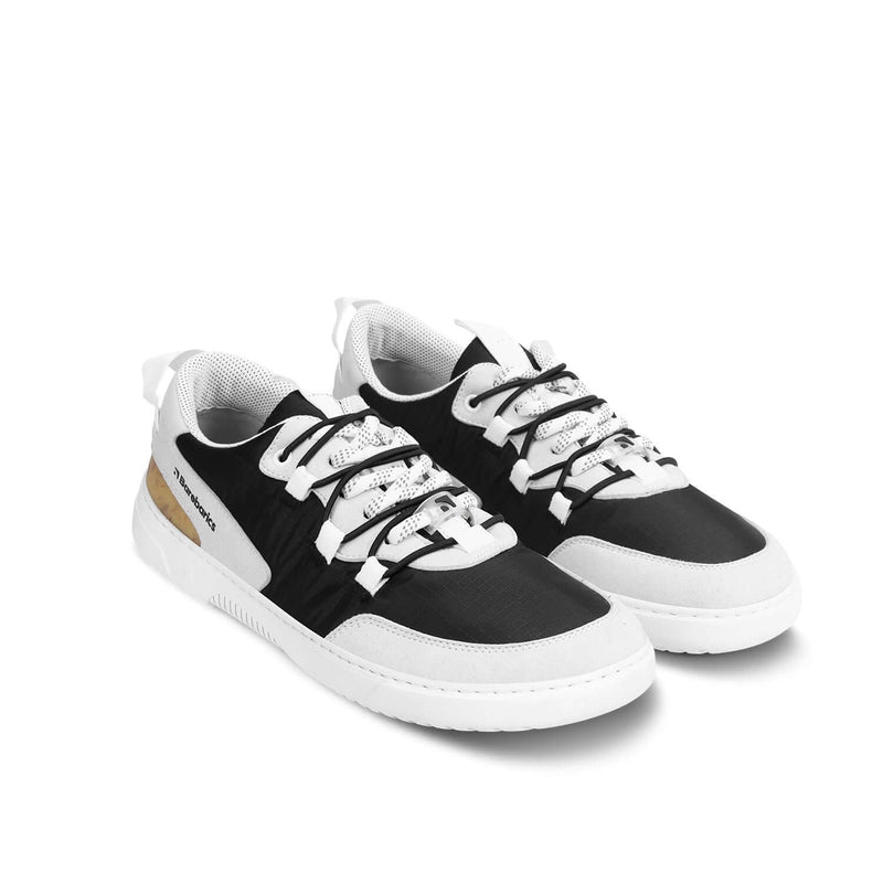 Load image into Gallery viewer, Eco-friendly Barefoot Sneakers Barebarics Revive - Light Grey &amp; Black
