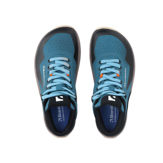 Eco-friendly Barefoot Sneakers Barebarics Trekker - Petrol Blue
