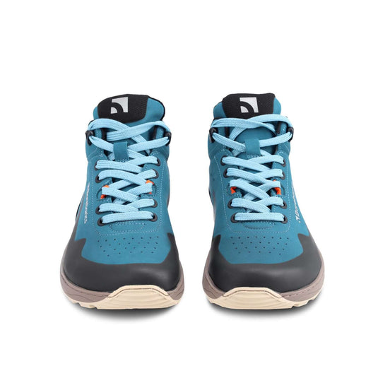 Eco-friendly Barefoot Sneakers Barebarics Trekker - Petrol Blue