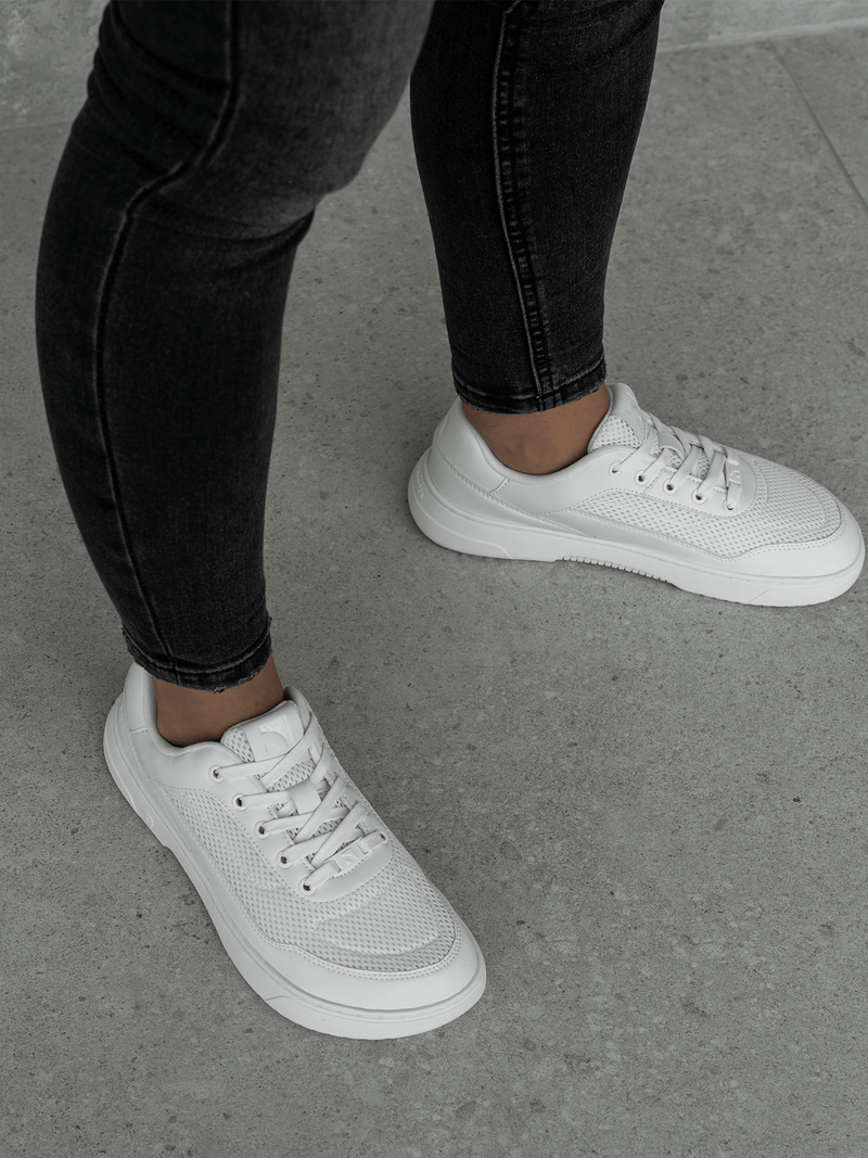 Load image into Gallery viewer, Barefoot Sneakers Barebarics Vaporo - All White
