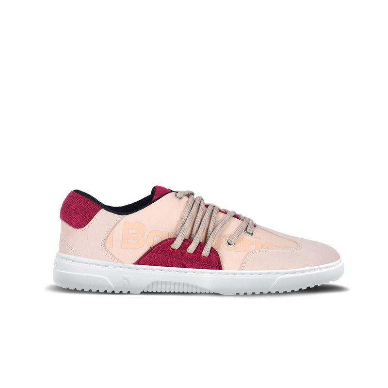 Load image into Gallery viewer, Eco-friendly Barefoot Sneakers Barebarics - Vibe - Beige &amp; Red
