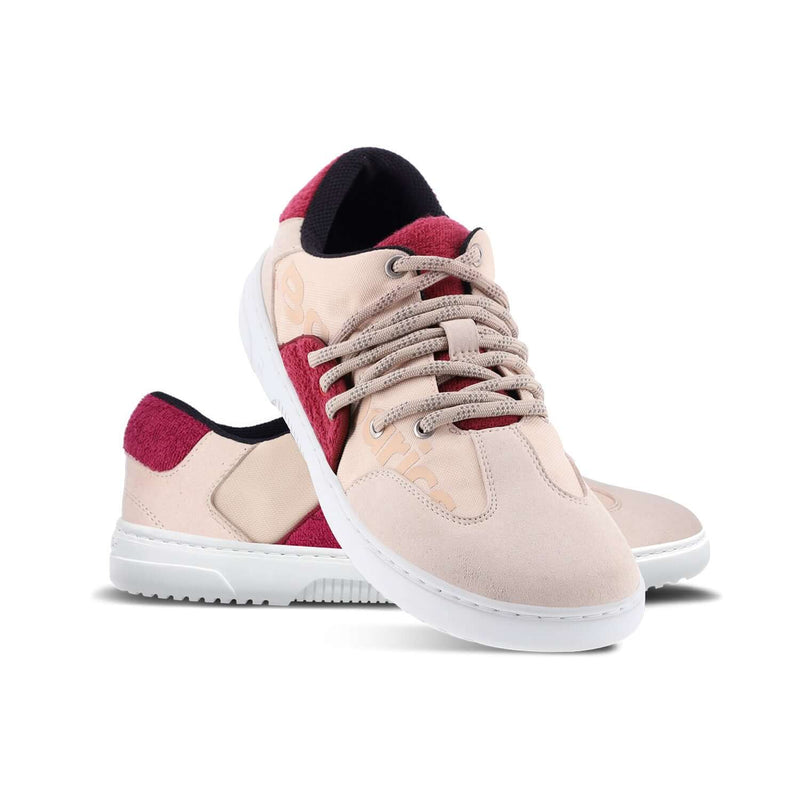 Load image into Gallery viewer, Eco-friendly Barefoot Sneakers Barebarics - Vibe - Beige &amp; Red
