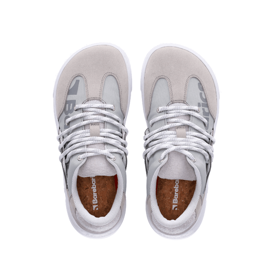 Eco-friendly Barefoot Sneakers Barebarics - Vibe - Grey & White