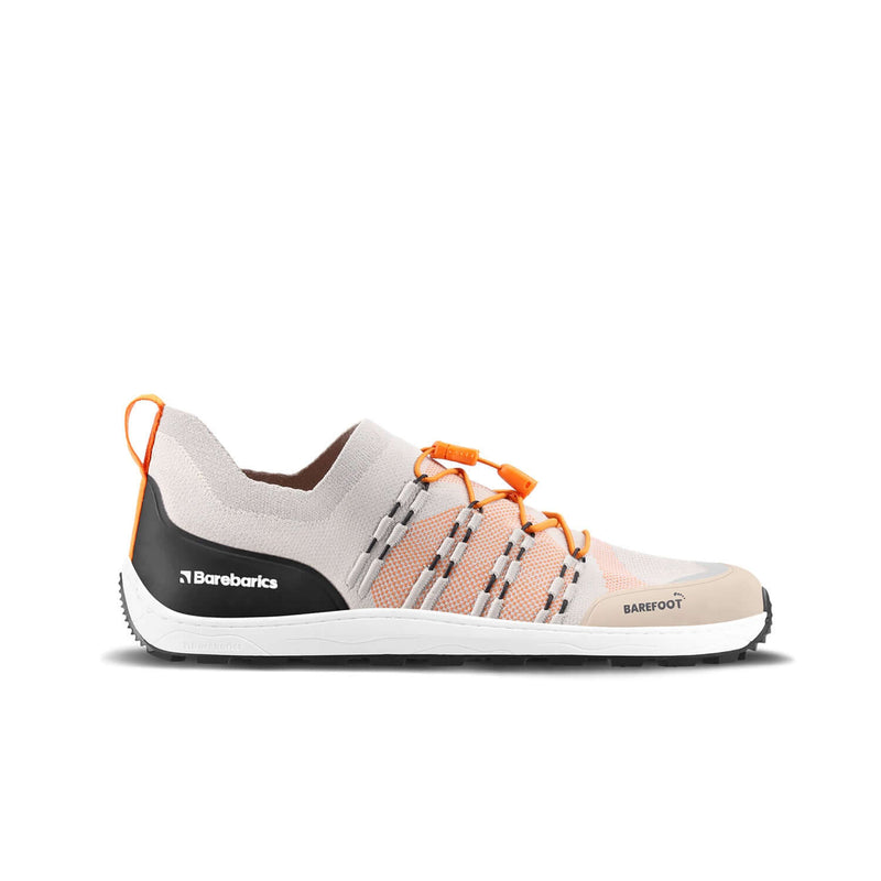 Load image into Gallery viewer, Eco-friendly Barefoot Sneakers Barebarics Voyager - Beige &amp; White
