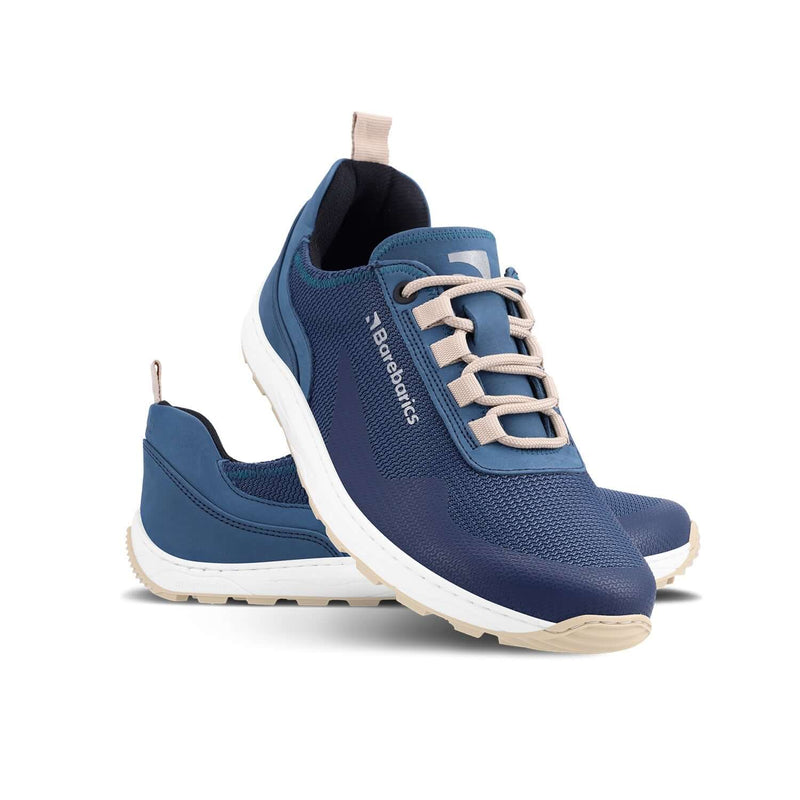 Load image into Gallery viewer, Eco-friendly Barefoot Sneakers Barebarics Wanderer - Dark Blue
