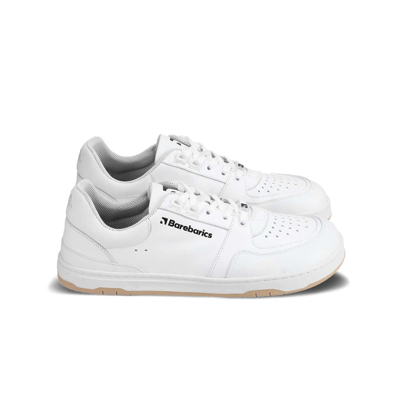 Load image into Gallery viewer, Eco-friendly Barefoot Sneakers Barebarics Wave - All White
