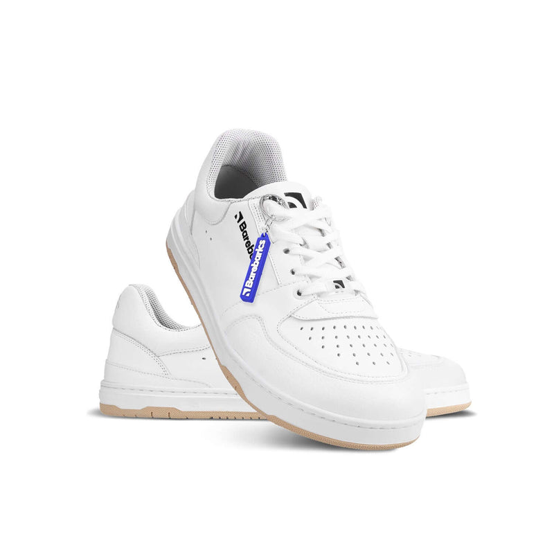 Load image into Gallery viewer, Eco-friendly Barefoot Sneakers Barebarics Wave - All White
