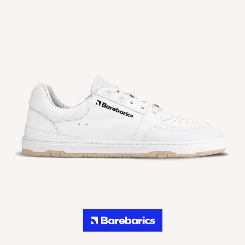 Load image into Gallery viewer, Eco-friendly Barefoot Sneakers Barebarics Wave - All White
